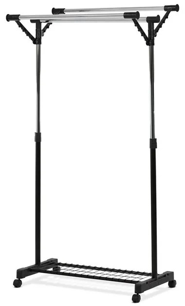 Fekete Fém Ruhafogas. 84521 BK