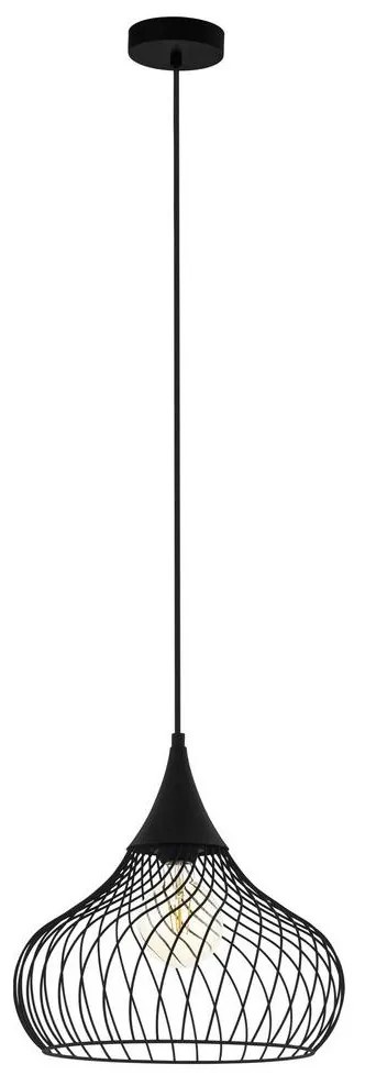 Eglo 43344 - Csillár zsinóron STAVERTON 1xE27/60W/230V