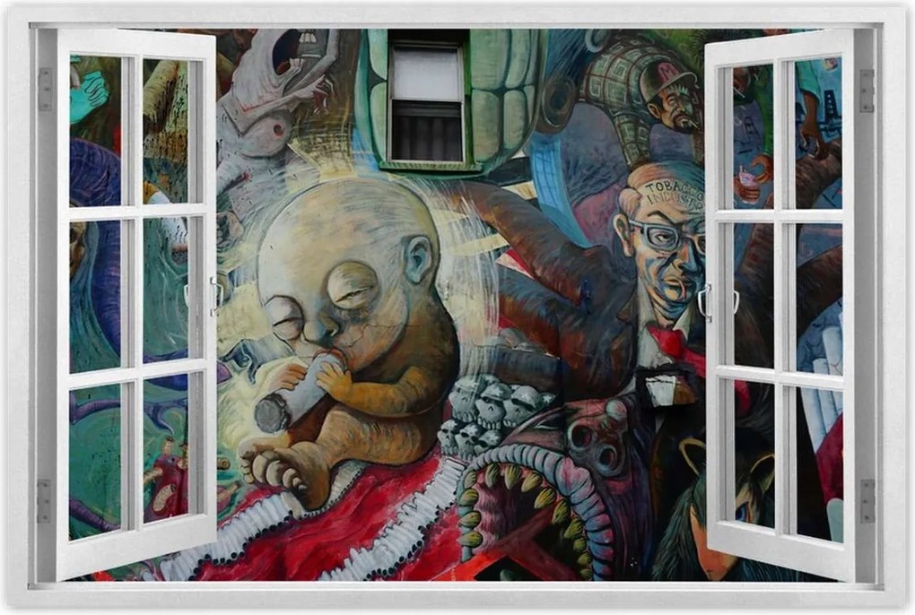 Poszterek 90x60 Graffiti Utcaművészet