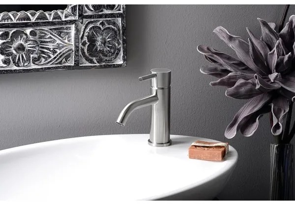 Sapho - Mosdó csaptelep MINIMAL 15,8 cm rozsdamentes acél