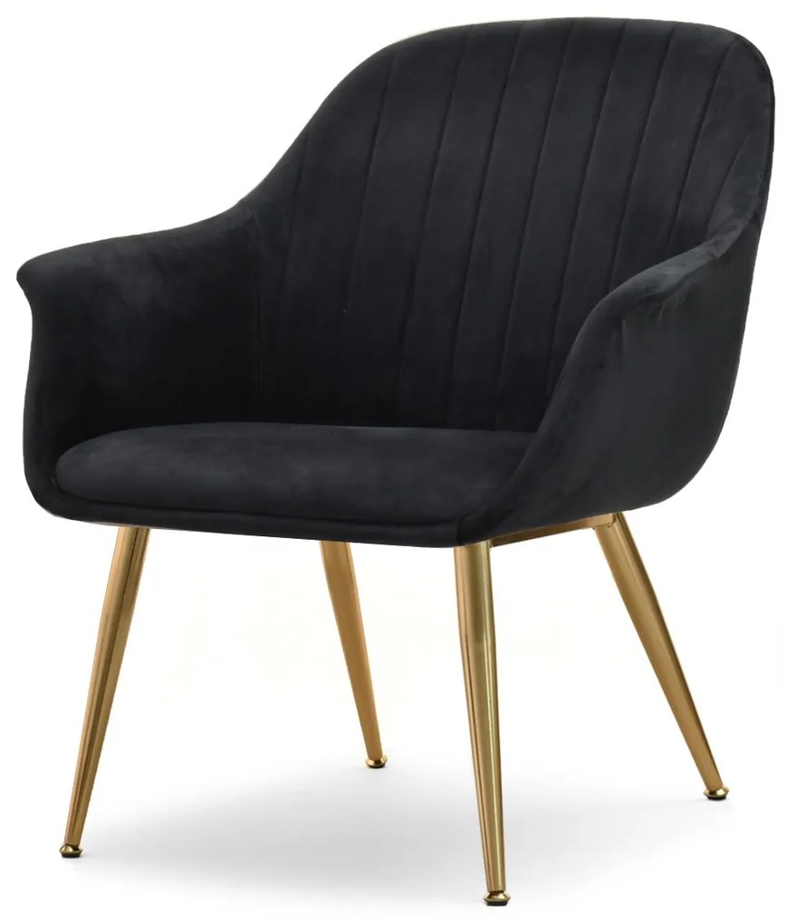 Fotel Osmol F (fekete + arany). 1110360