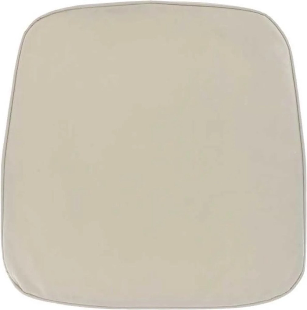 Kültéri széktámla VIREON 44x45 cm, krémszínű