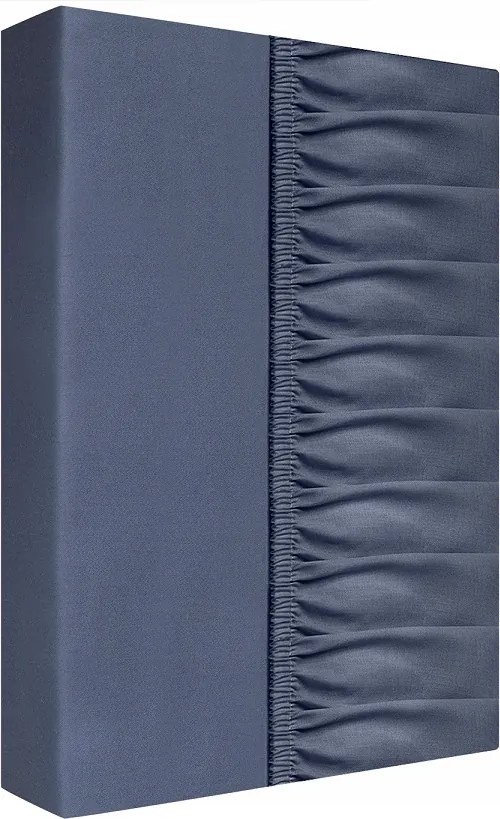 Szatén gumis lepedő 140x200 hamuszürke