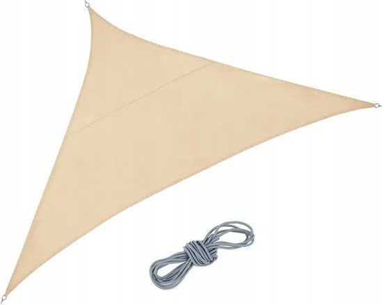 Háromszög alakú árnyékoló anyag Relaxdays 3 x 3 x 4,25 m Pes