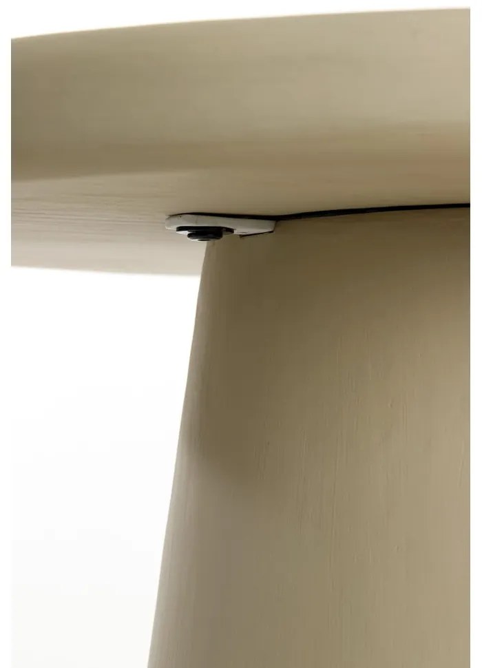 Bézs kerek dohányzóasztal ø 70 cm Kulona – Light & Living