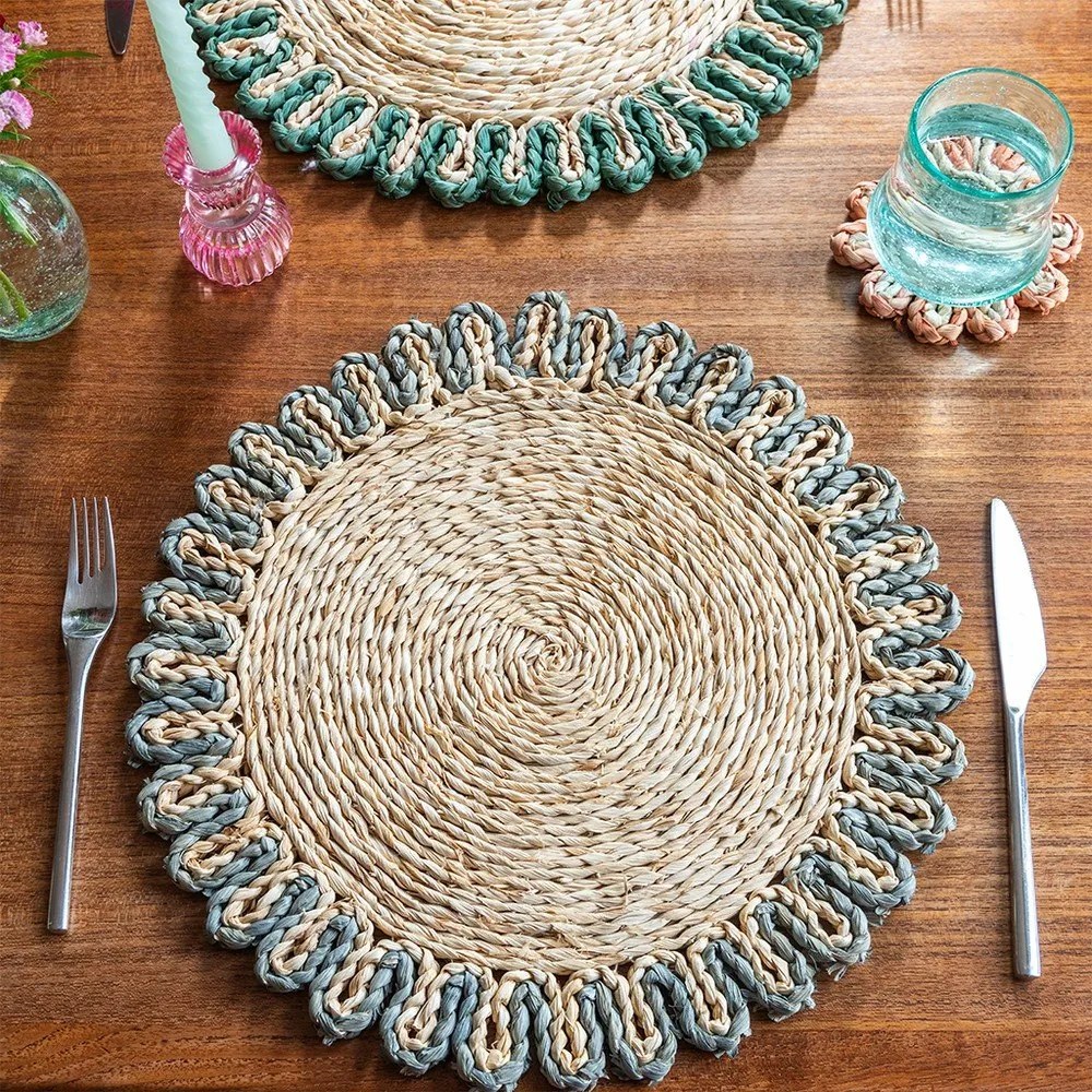 Kukoricacsuhé tányéralátét ø 38 cm Corn Husk – Rex London