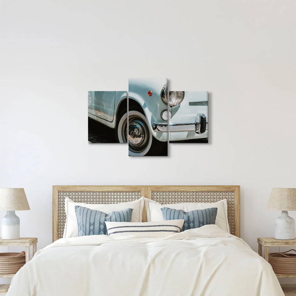 Kép - Fiat retro autó (90x60 cm)