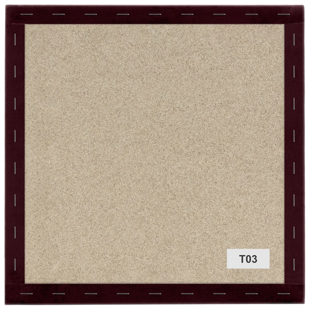 Kárpitozott panel - Négyzet - 50x50cm Szín: Grafit