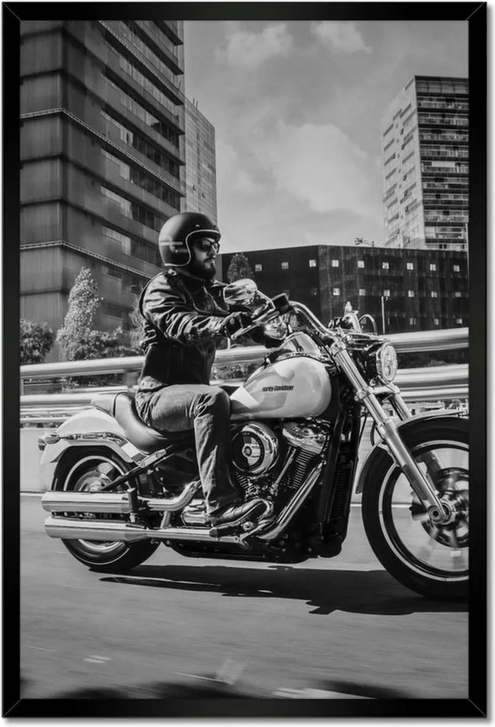 Poszterek keretben 40x60 Harley Davidson Motorkerékpár