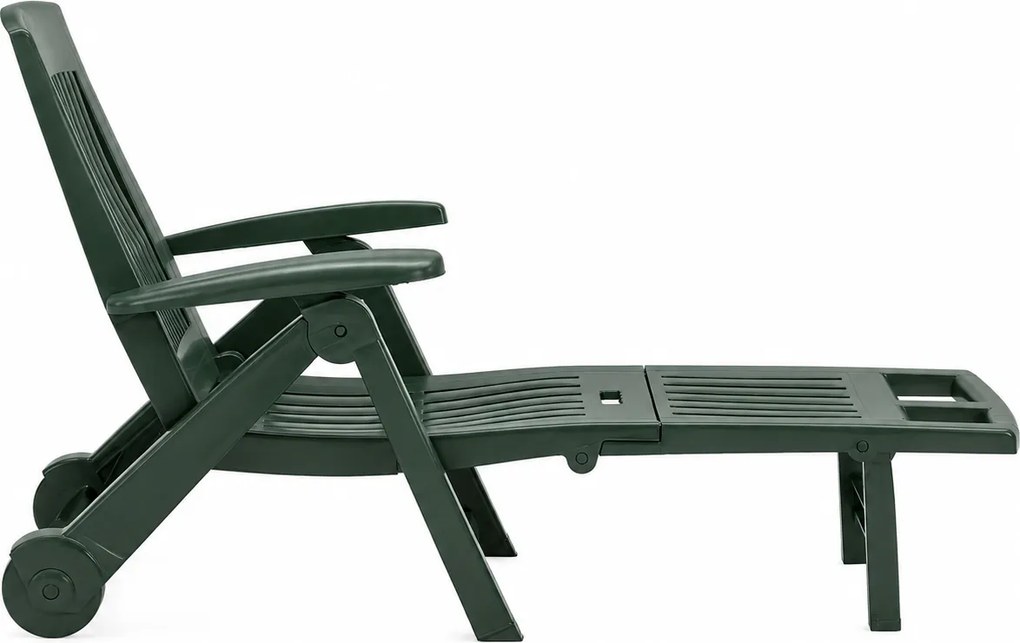 ZIRCONE kerti nyugágy, 72×195×101 cm, sötétzöld I.P.A.E-Progarden