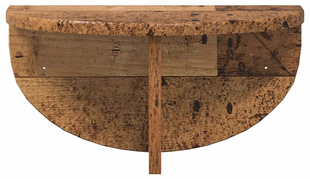 Falpolc Falra szerelhető 2 pcs Öreg fa 38 x 19 x 19 cm Faanyag