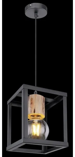 Globo 15476H - Csillár zsinóron HAGAR 1xE27/60W/230V