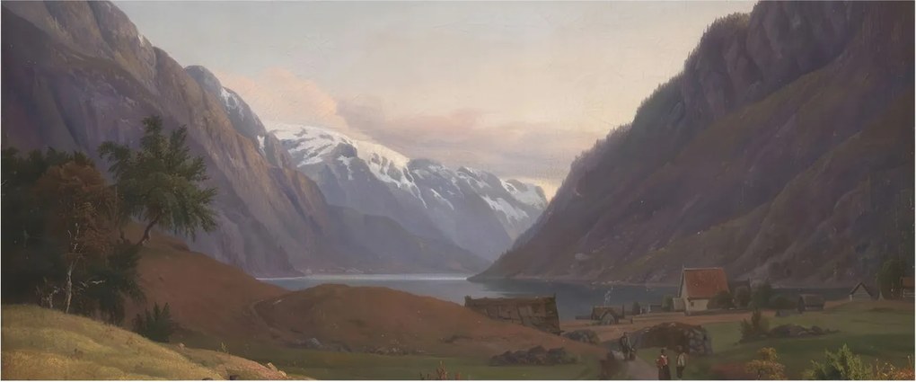 Fali fotótapéta Étkezőbe Hegyi panoráma 250x104 Ragasztó