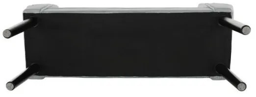 BURDA Velvet világosszürke/fekete pad