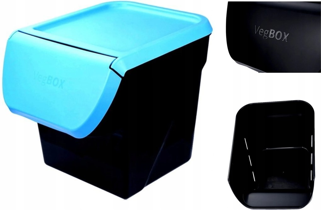 Szelektív hulladékgyűjtő kosár Katex Vegbox Eco 12 L háztartási hulladékhoz