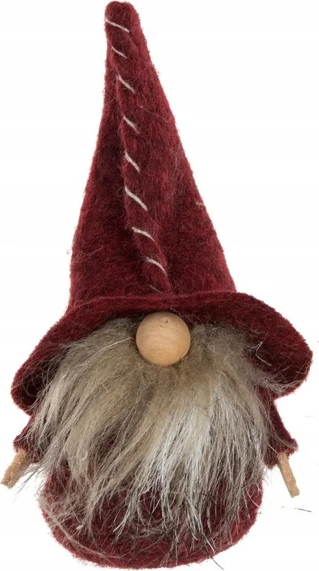 Karácsonyi Mikulás Figura piros 10cm magas