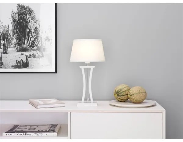 Cottex B2418V - NEW CHELSEA asztali lámpa 1xE14/40W/230V fehér