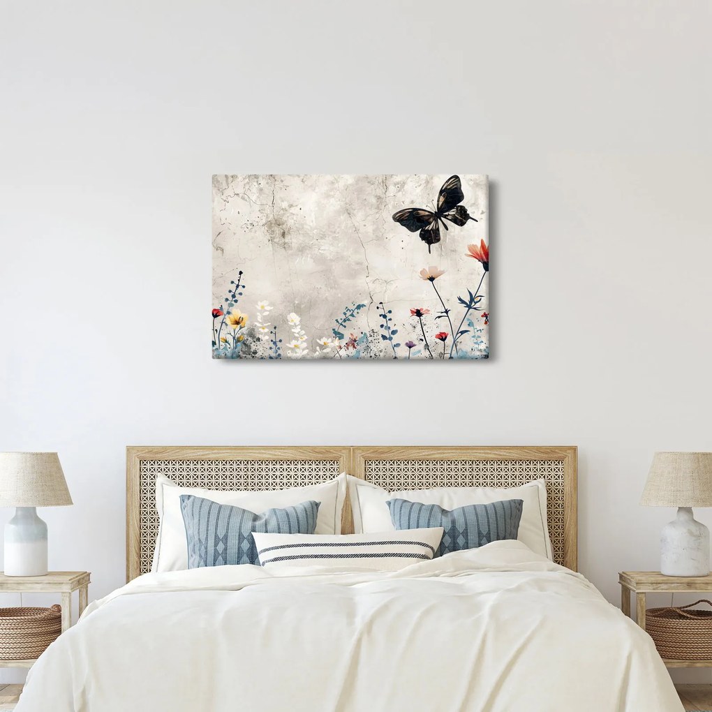 Kép - Meadow betonban (90x60 cm)
