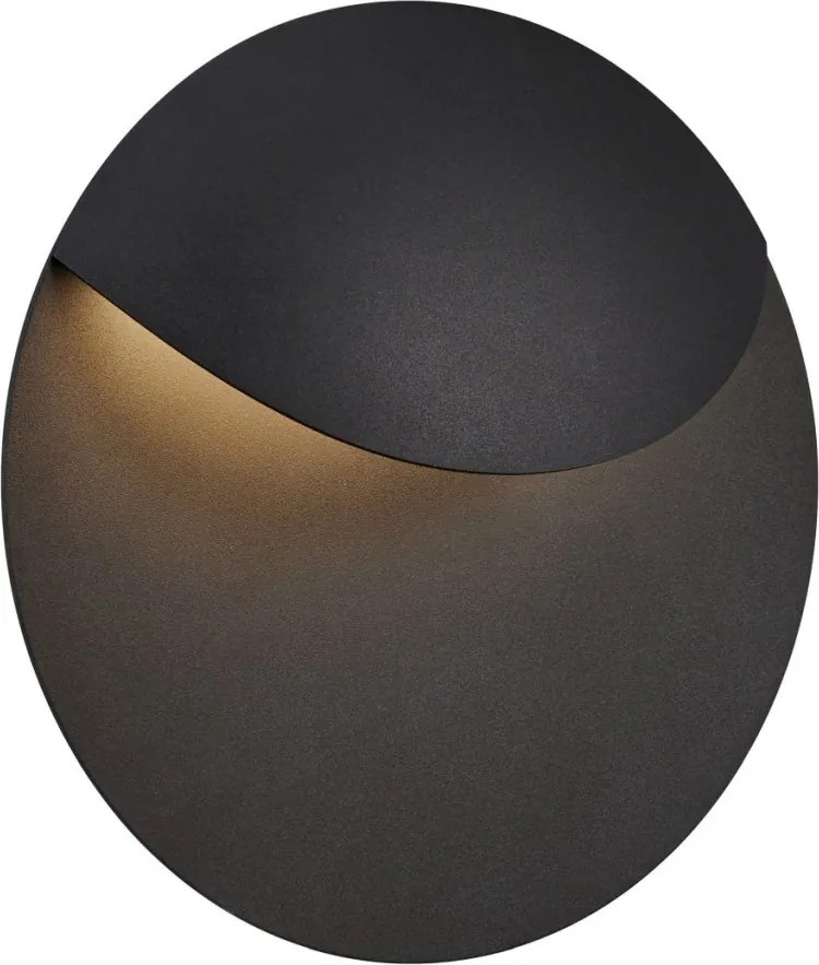 NORDLUX 2418251003 VALOPIN Modern Kültéri Fali Lámpa Fekete LED IP54
