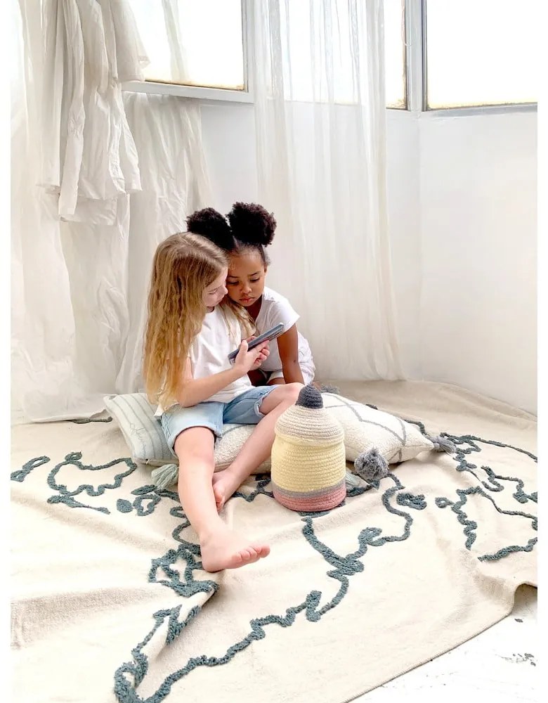 Textil játéktároló kosár ø 13x30 cm Pencil Small – Lorena Canals