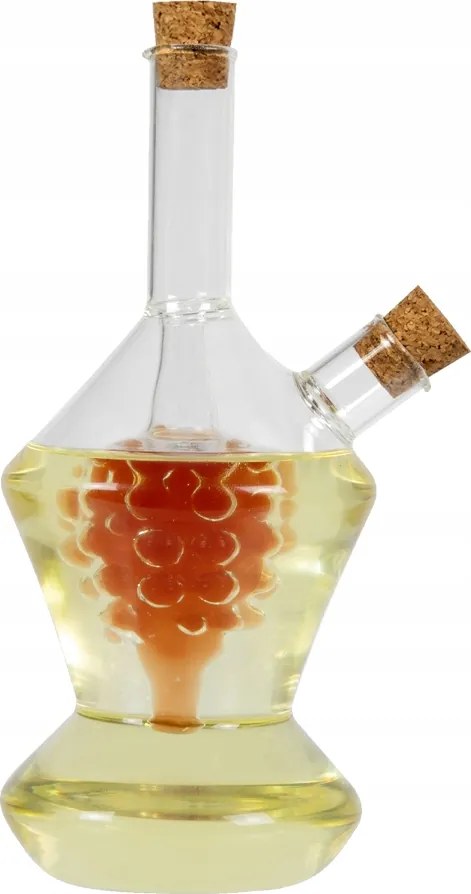 Dekoratív Szőlő Palack 250 ml dupla ecet olaj 2in1 bor tinktúra