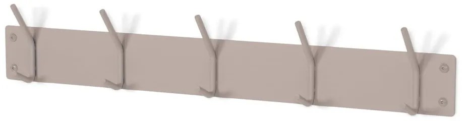 Szürkésbarna fém fali fogas 70 cm Fusion – Spinder Design