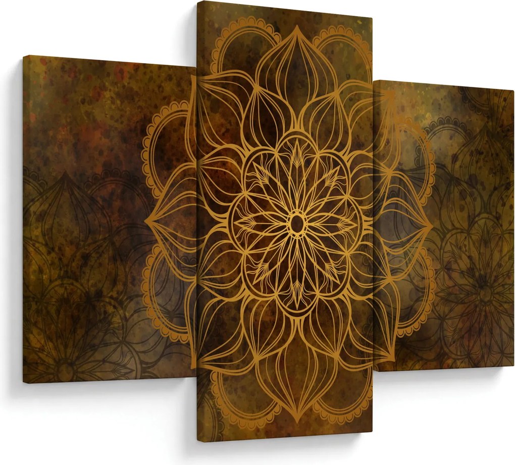 Kép - Az öröm mandala (90x60 cm)