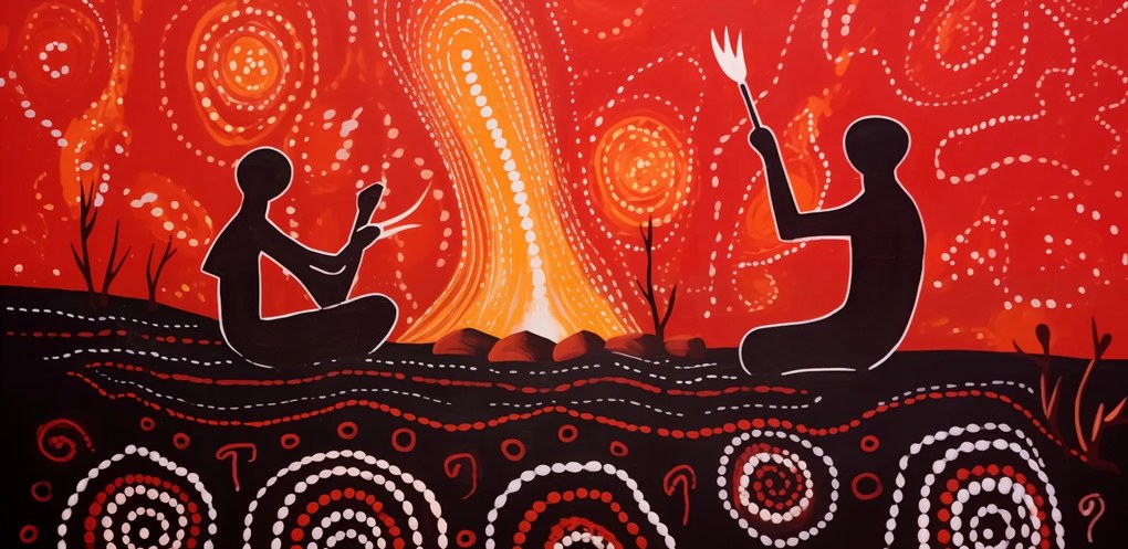 Poszter 91,3x44,5cm Tánc a Tűz Istenéért