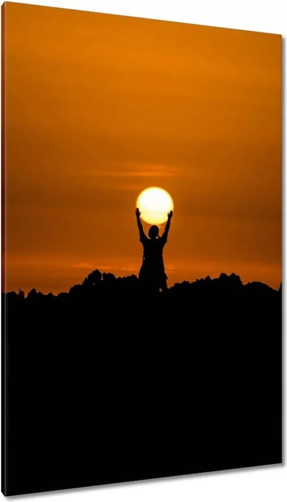 Festmények 80x120 Kilátás Tájkép