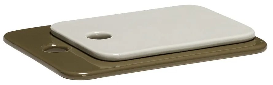 Szervírozó agyagkerámia vágódeszka készlet 2 db-os Amare – Hübsch