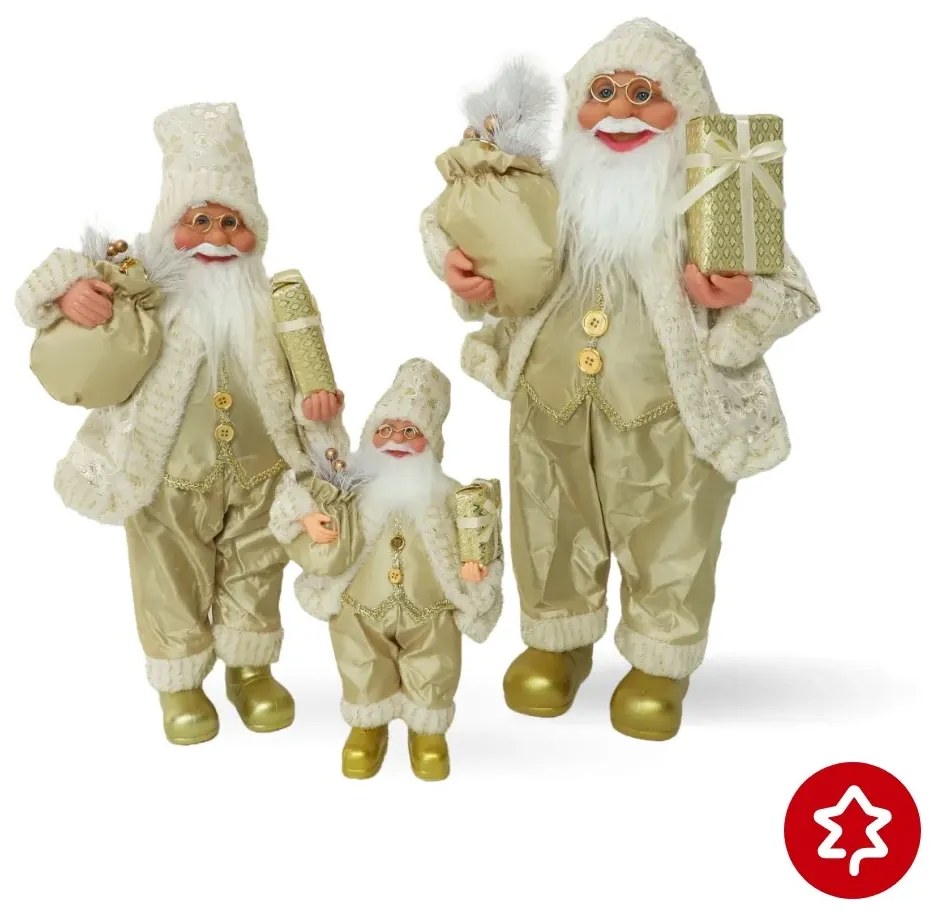 Mikulás arany 60 cm
