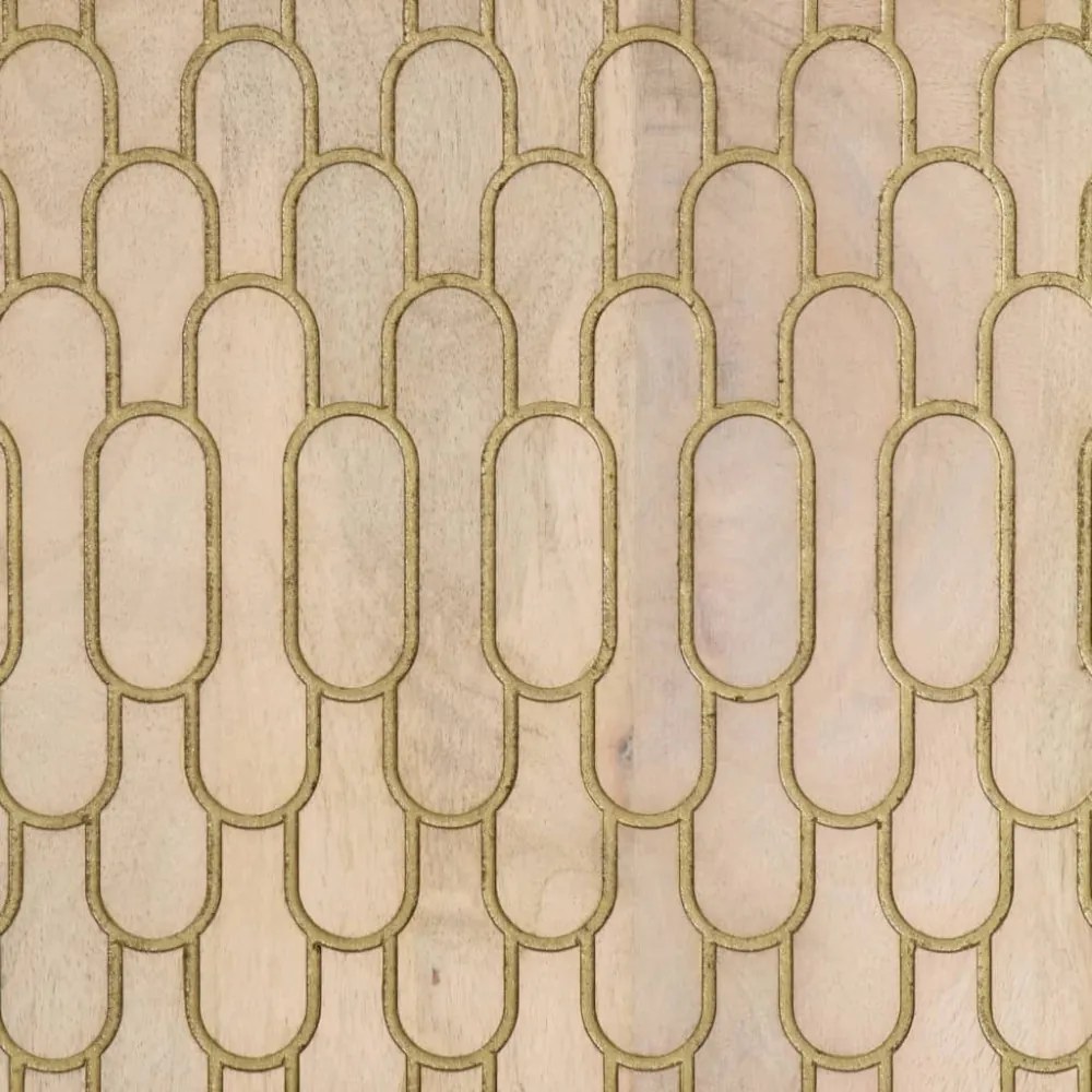 tömör mangófa TV-szekrény 80 x 31 x 46 cm