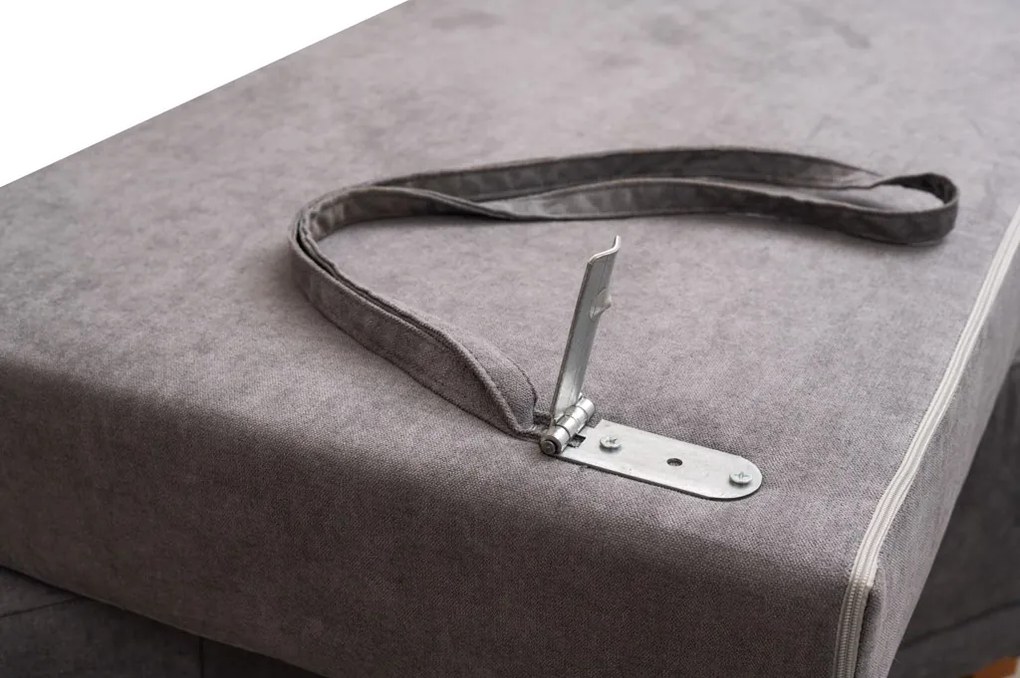 AKCIÓ világosszürke sarok ülőgarnitúra ORANGE, kétoldalas II. osztály