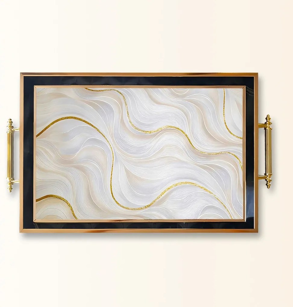 Üveg tálca, 38×24 cm – TPA9808