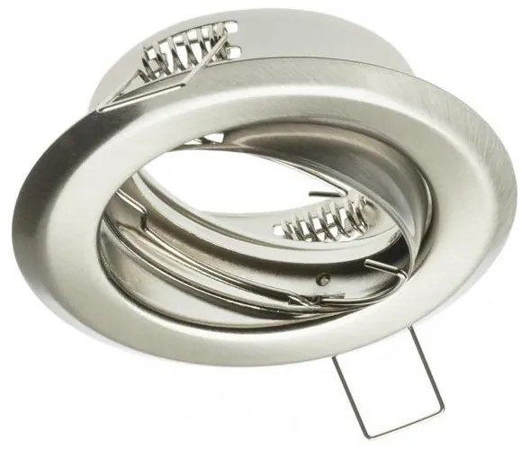 Lámpa Mennyezeti lámpatest PARMA III, IP20, kör, inox, szögbeállítás