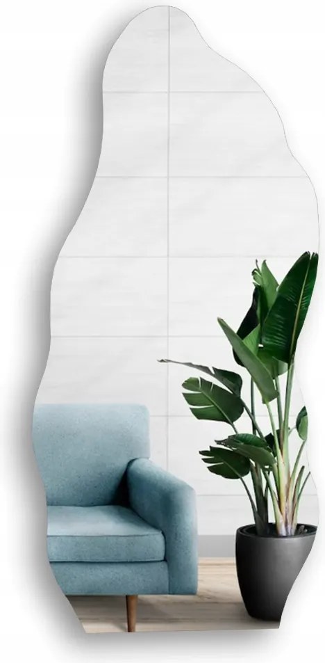 Szabálytalan tükör Auro II 60x130 dekoratív