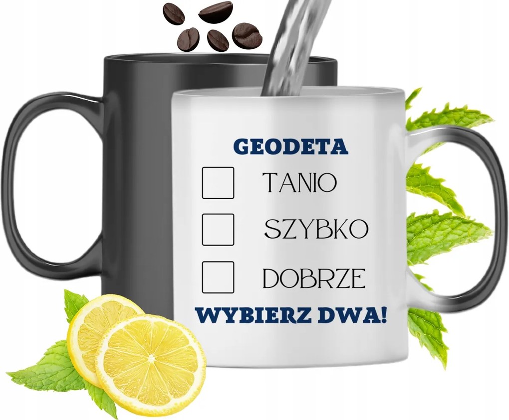 Mágikus Bögre Földmérőknek Színváltós Nyomtatott Fényképpel