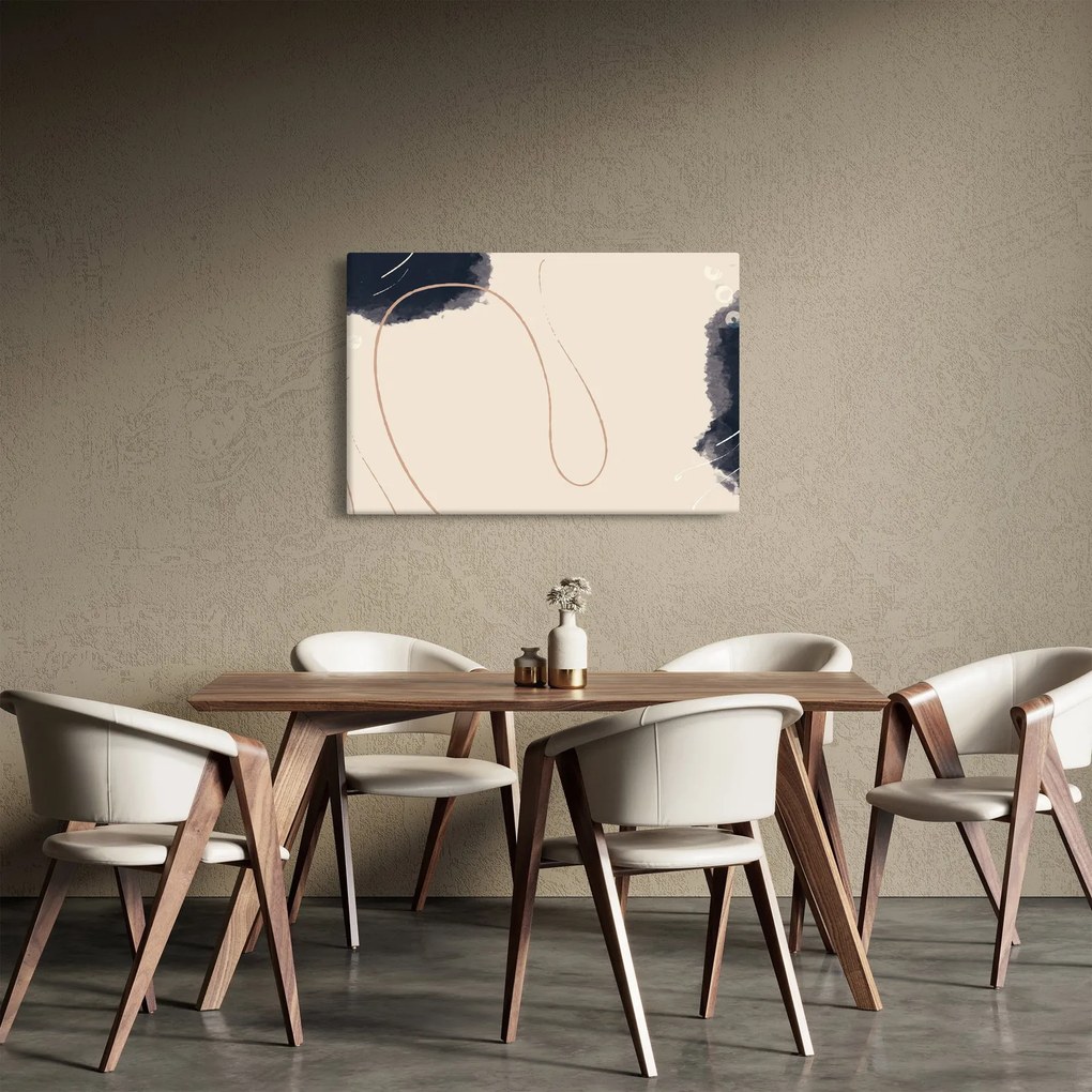 Kép - Bézs absztrakció (90x60 cm)