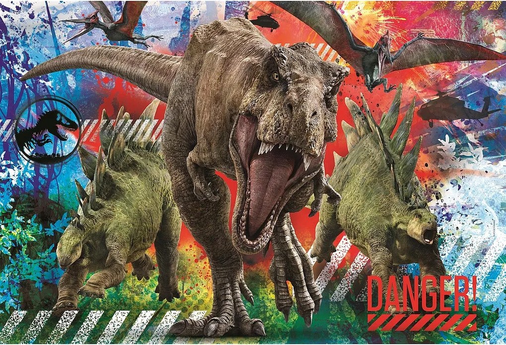 Dinoszaurusz Danger 60 db-os maxi puzzle Clementoni