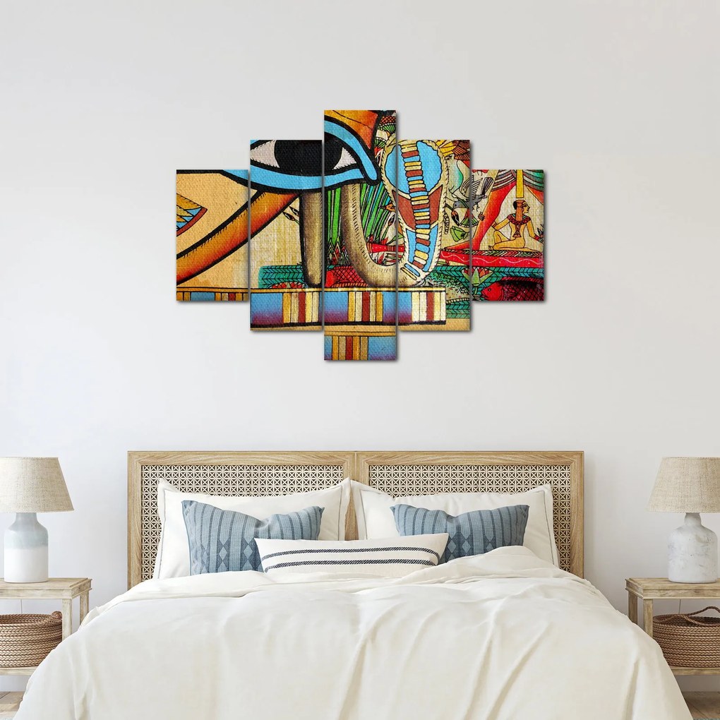 Egyiptomi motívumú kép (150x105 cm)