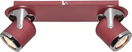 Rabalux beltéri karos spotlámpa gu10 2x5w piros april