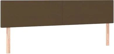 Vitorlás ágytakaró, 2 db, sötétbarna, 100x5x78/88cm szövet