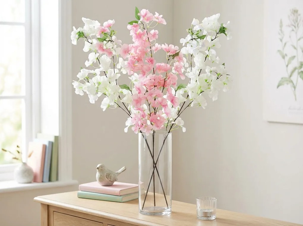 Művirág CHERRY BLOSSOM 88 cm - több színben Termék színe: Rózsaszín