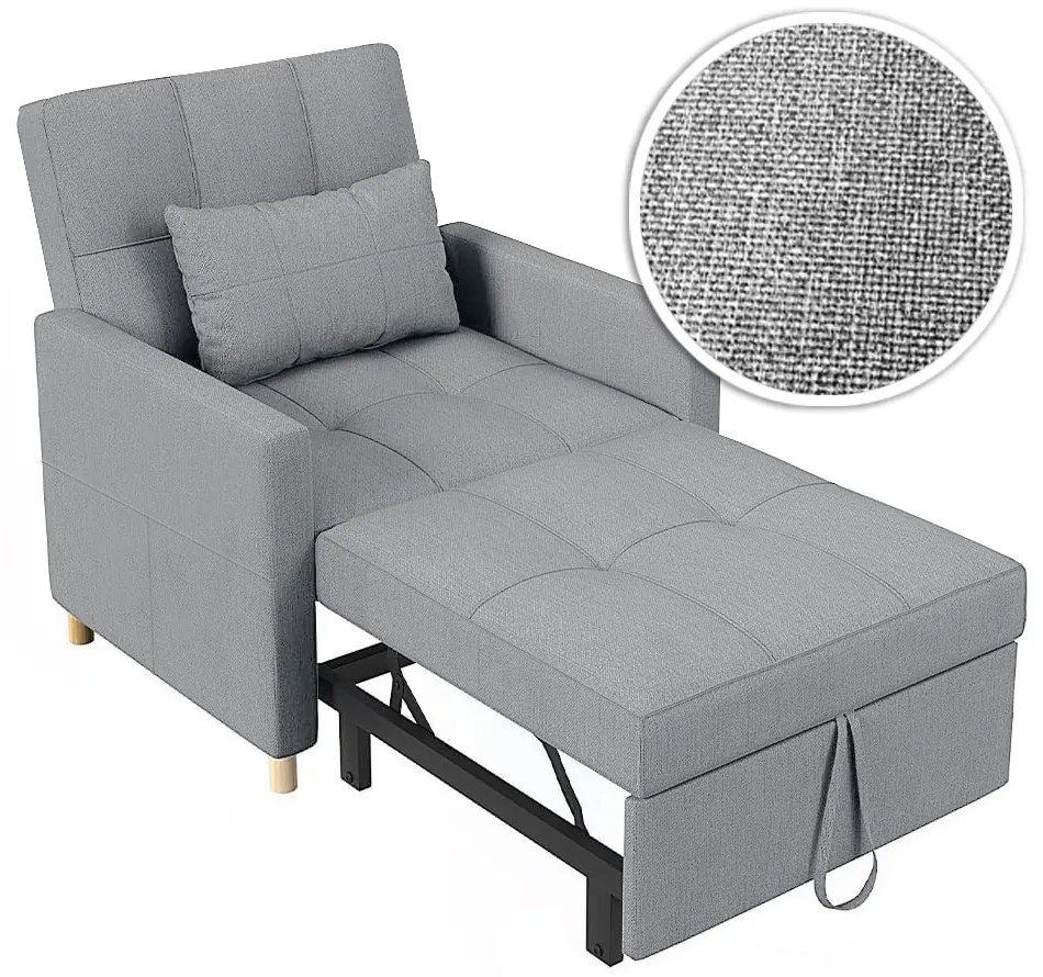 Fekvőfotel kartámasszal