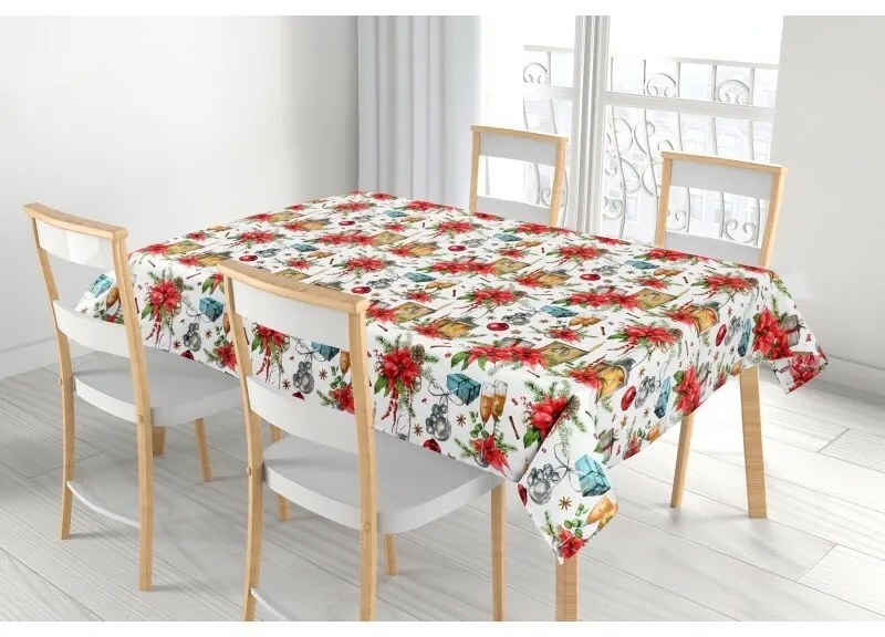 Bellatex Asztalterítő Karácsony csillag , 120 x140 cm, 120 x 140 cm