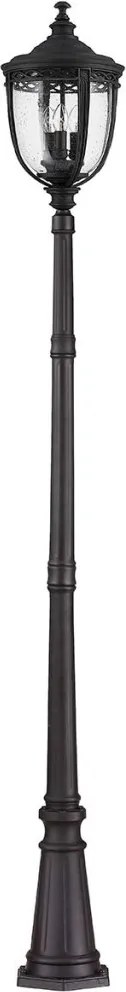 ELSTEAD FE-EB5-L-BLK ENGLISH BRIDLE Kandeláber Fekete, Átlátszó E14 IP44
