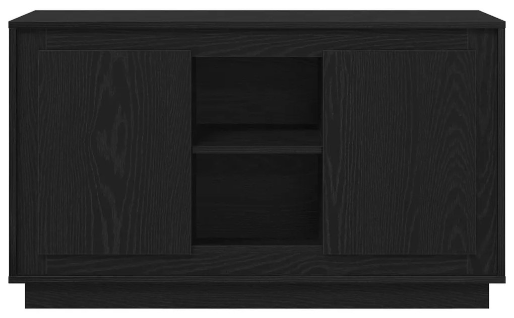 Fekete tölgy oldalszekrény 102x35x60 cm Mérnöki fa