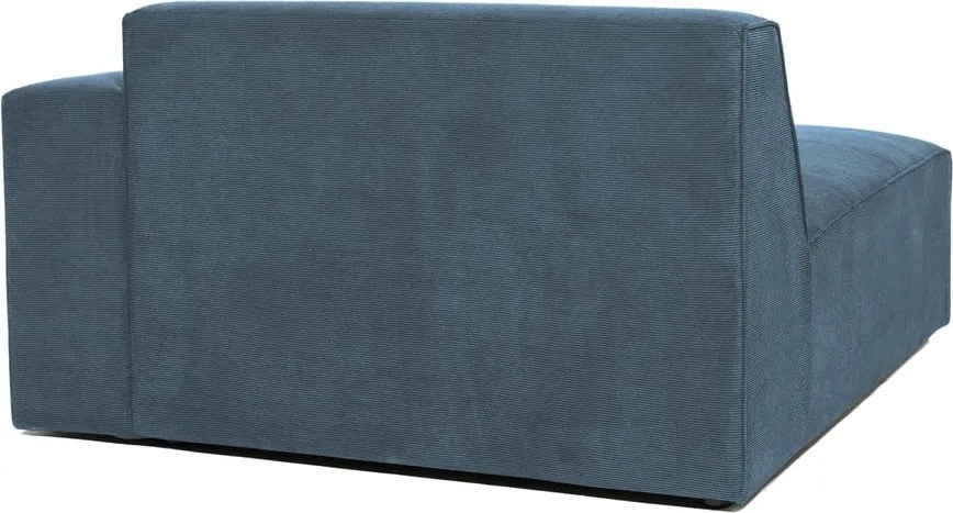 Kék kordbársony kanapé modul (jobb oldali) Sting – Scandic