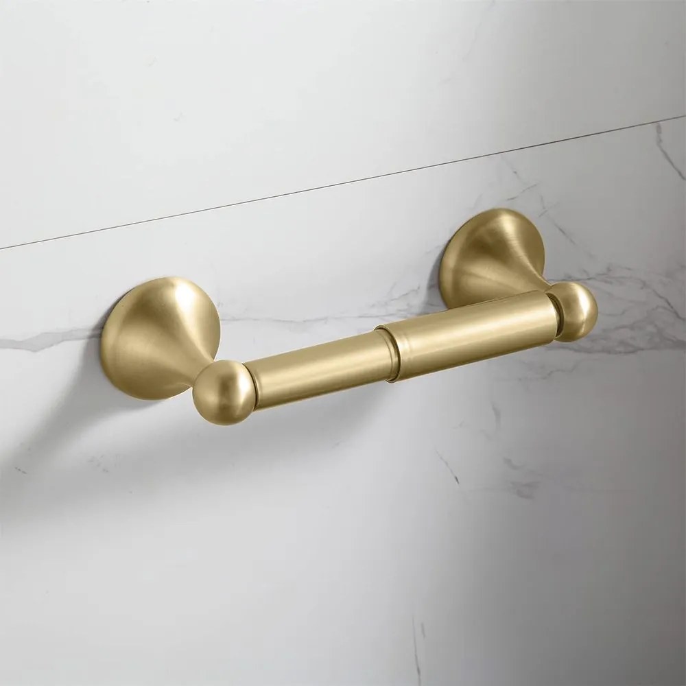Falra szerelhető wc papír tartó 332869 Brush Gold