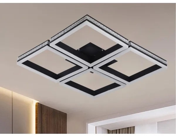 LED dimmelhető felületre szerelt csillár LED/215W/230V 3000-6500K + távirányító